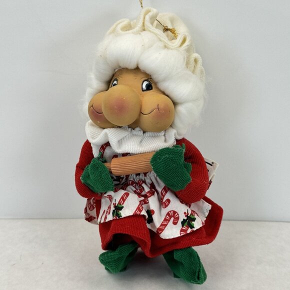 Vintage Santas Best Rennoc Santakins Christmas Elf Gnome Ornaments Set Of 3 - Picture 3 of 15